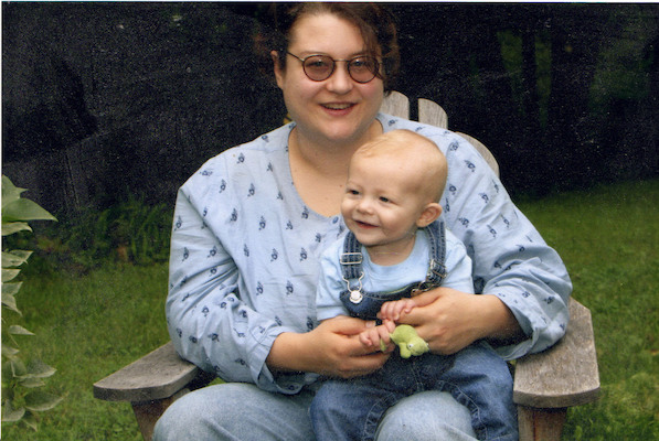 Tim and Mommy (08-31-2006 19:54)