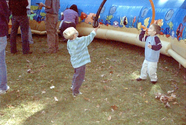 Tim playing swords (10-07-2006)