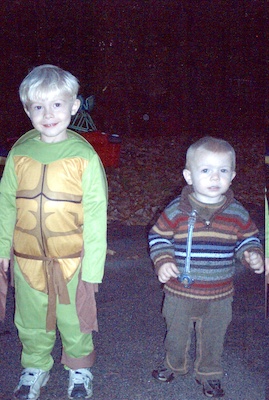 Tim Ninja Turtle and Cole