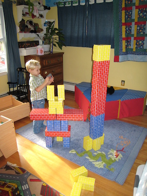 Tim between the robots (both called John Hall) (11-17-2006 12:52)