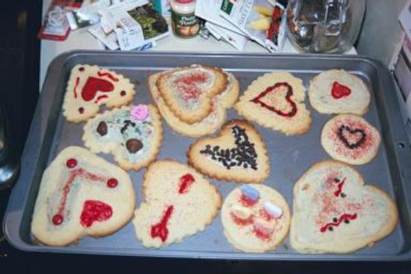 Valentine cookies