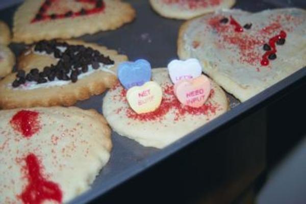 Valentine cookies