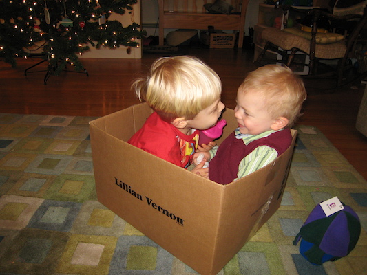 Tim and Cole in the best present (12-24-2006 18:28)