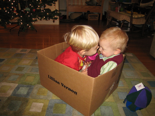 Tim and Cole in the best present (12-24-2006 18:28)