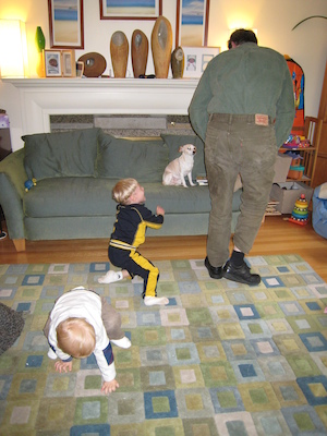 Tim, Cole, granddad and Emily (05-18-2007 17:08)