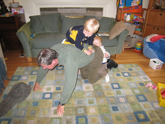 Tim and Cole climb Granddad (05-18-2007 17:09)