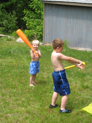 Tim and friends playing with water (05-27-2007 12:34)