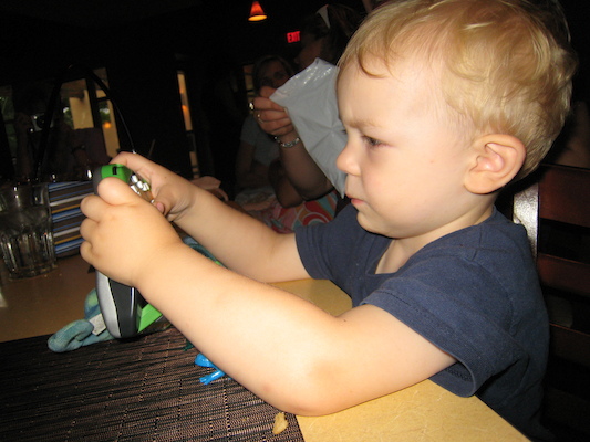 Cole playing frogger (06-13-2007 20:04)