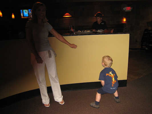 Amy and Cole "dancing" (06-13-2007 20:08)