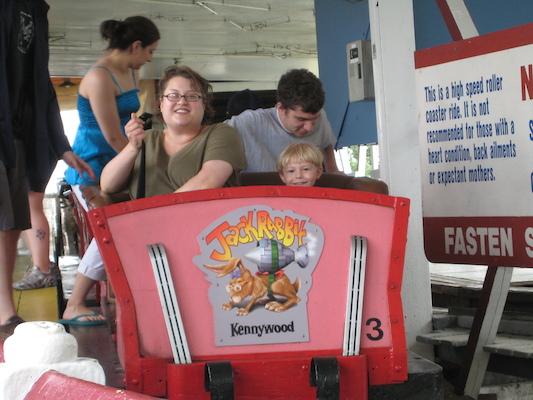 Xine and Tim on the Jack Rabbit (06-14-2007 14:39)