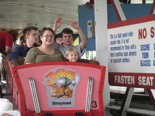 Xine and Tim on the Jack Rabbit (06-14-2007 14:39)