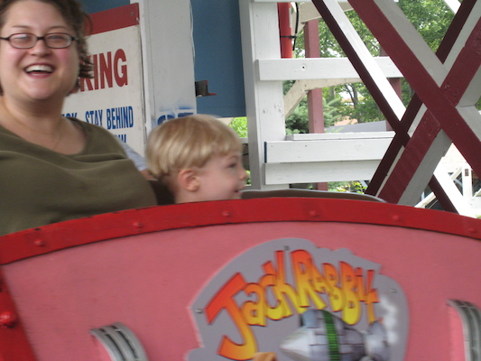 Xine and Tim on the Jack Rabbit (06-14-2007 14:40)