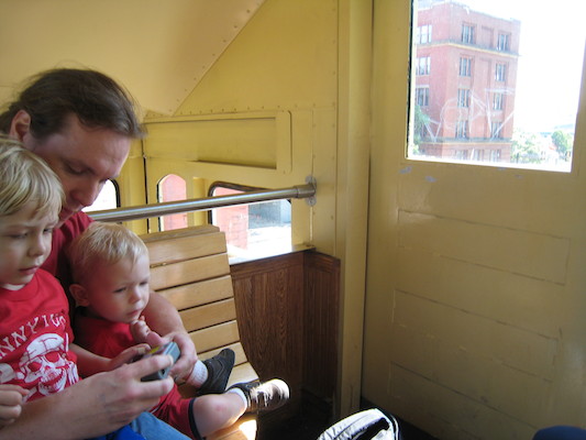 Ben, Tim and Cole on the incline (06-15-2007 11:21)