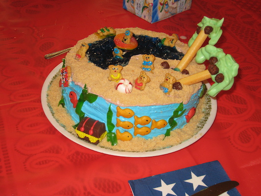 Beach bear cake (06-17-2007 18:01)