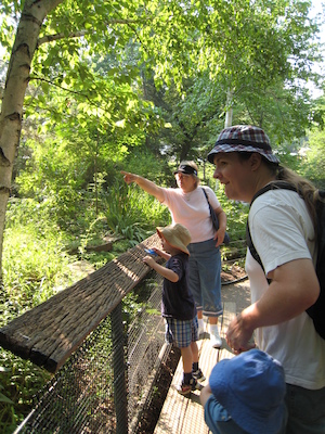 Tim, Mary Anne, Ben and Cole at the zoo (06-18-2007 09:36)