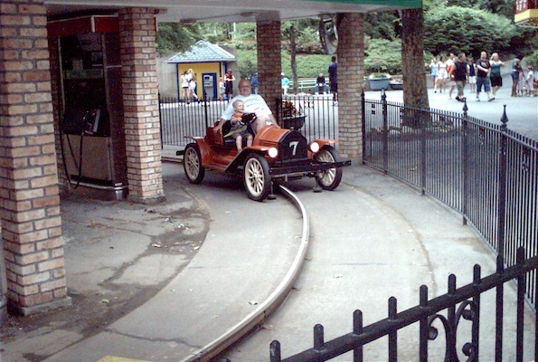 Cole and Poppy "driving"