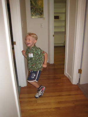 Tim and Cole running (09-22-2007 19:46)