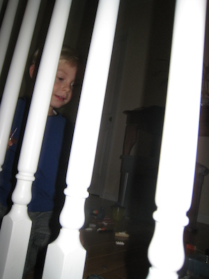 Tim playing lego (10-13-2007 19:00)