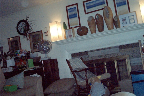 Cole in sitting room