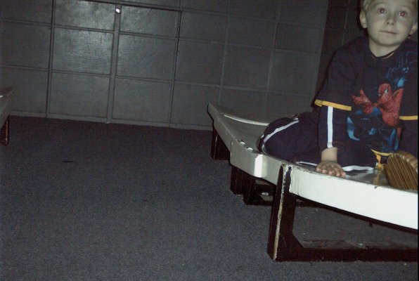 Tim in the space ship (by Cole)