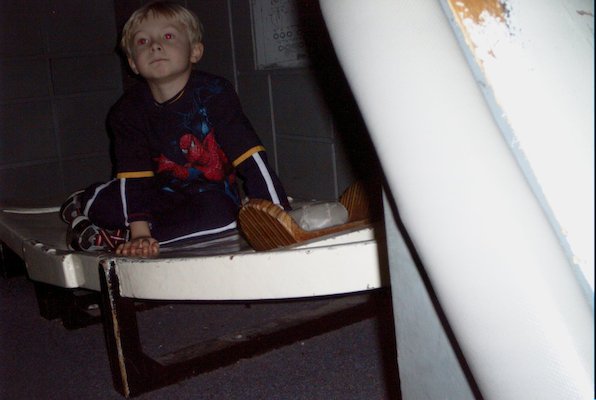 Tim in the space ship (by Cole)