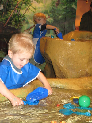 Cole and Tim at the science museum (02-16-2008 09:05)