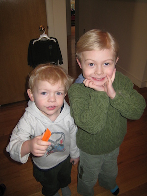 Cole and Tim with combed hair (02-29-2008 07:33)
