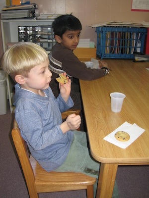 At Tim's school for the birthday walk (02-29-2008 13:22)