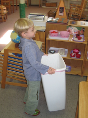 At Tim's school for the birthday walk (02-29-2008 13:35)