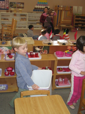 At Tim's school for the birthday walk (02-29-2008 13:36)