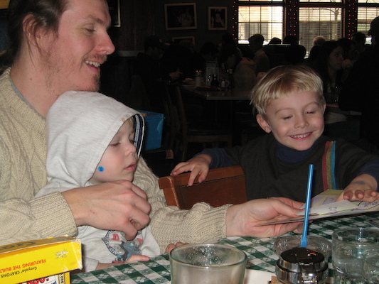 Cole, Ben and Tim at Johnny D's (03-01-2008 10:04)