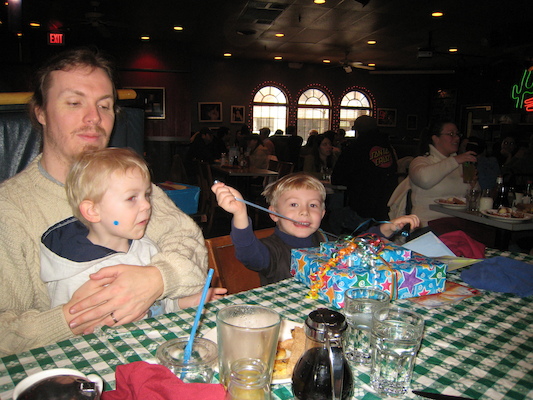 Cole, Ben and Tim at Johnny D's (03-01-2008 10:05)