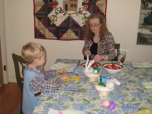 Easter morning Tim and Marie (03-23-2008 11:15)