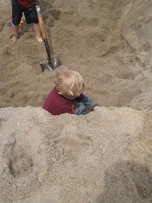 Theo and Tim digging (05-10-2008 13:51)