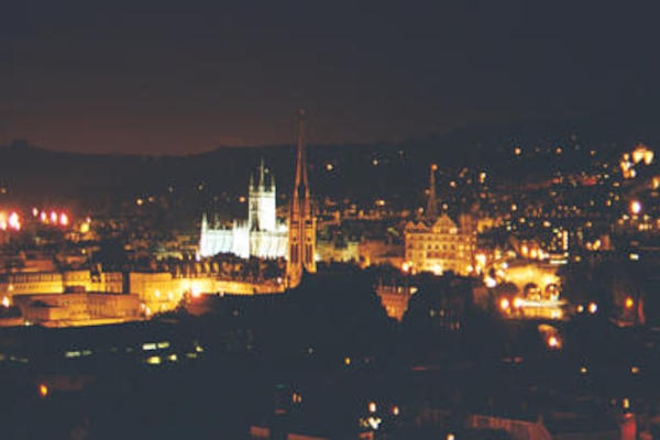 Bath night skyline