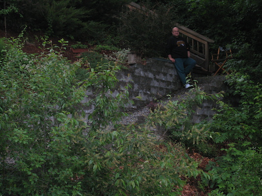 Poppy going up from the dock (06-06-2008 17:12)