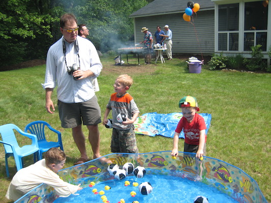 Sawyer, Dibble, Benj, Tim and Cole (06-07-2008 13:35)