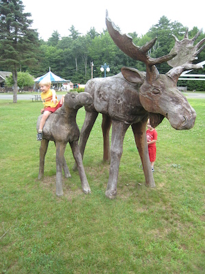 Tim on a Moose with Cole (07-22-2008 09:21)