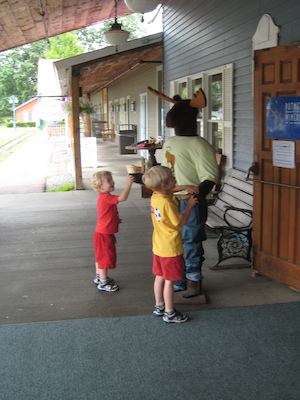 Cole and Tim and moose (07-22-2008 10:45)