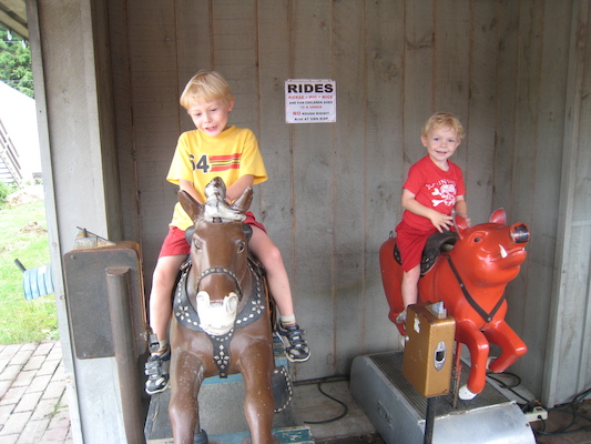 Tim and Cole riding (07-22-2008 10:48)