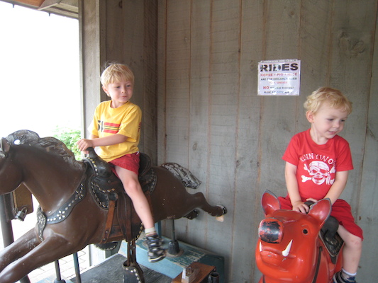 Tim and Cole riding (07-22-2008 10:48)