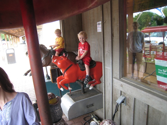 Tim and Cole riding (07-22-2008 10:49)