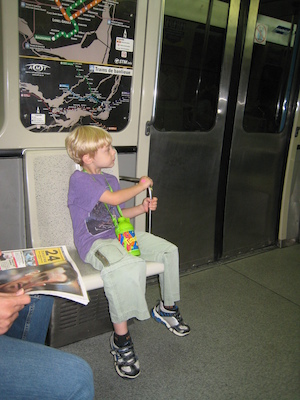 Tim on the Metro (07-23-2008 08:03)