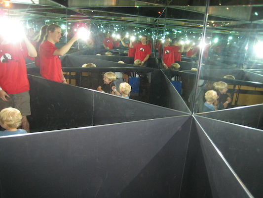 Tim, Ben and Cole in a kaleidoscope (07-24-2008 11:10)