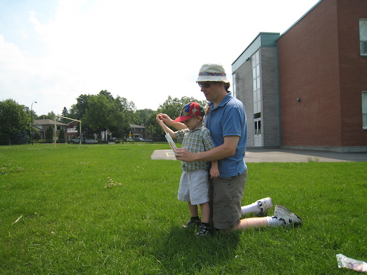 Cole and Ben playing slingwing (07-26-2008 10:31)