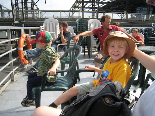 Cole and Tim cruising (07-28-2008 15:01)