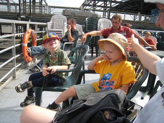 Cole and Tim cruising (07-28-2008 15:01)