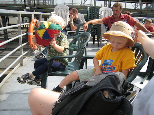 Cole and Tim cruising (07-28-2008 15:02)
