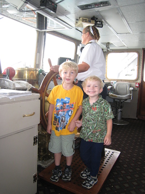 Captains Tim and Cole (07-28-2008 15:50)