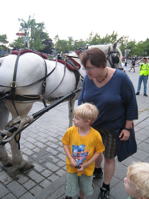 Tim, Xine and Cole (and Duke the horse) (07-28-2008 17:49)
